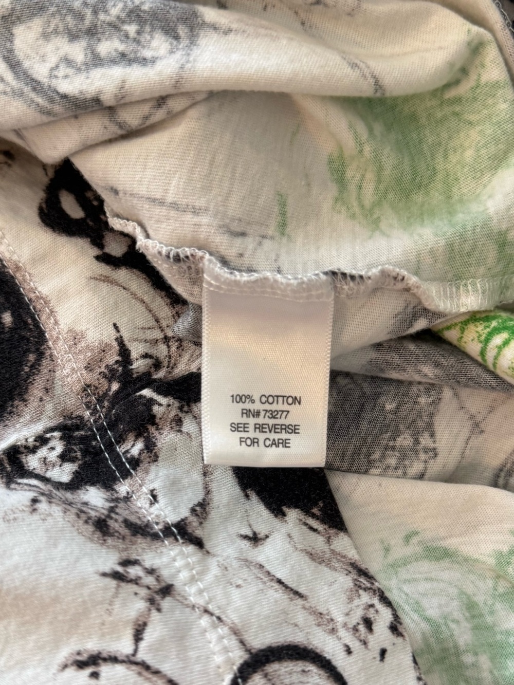 🫶🏻 Simply Vera Vera Wang Abstract Print Short Sleeve Tee - Picture 4 of 5